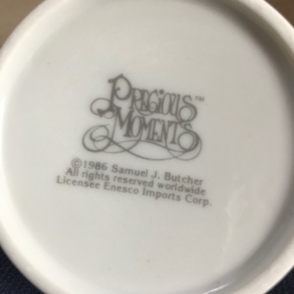 Vintage 1986 Precious Moments 5th Birthday Mug - Picture 3 of 3